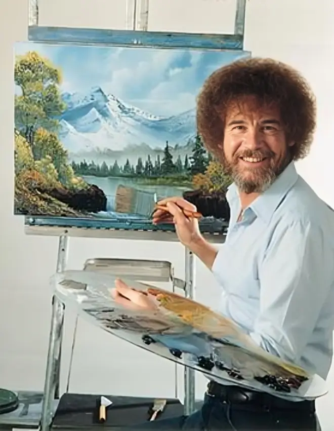 Pintura de Bob Ross