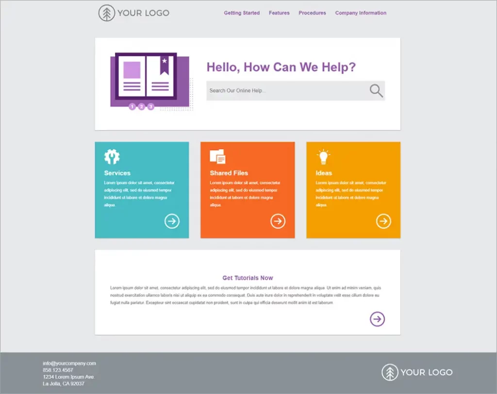 Madcap Flare technical documentation template