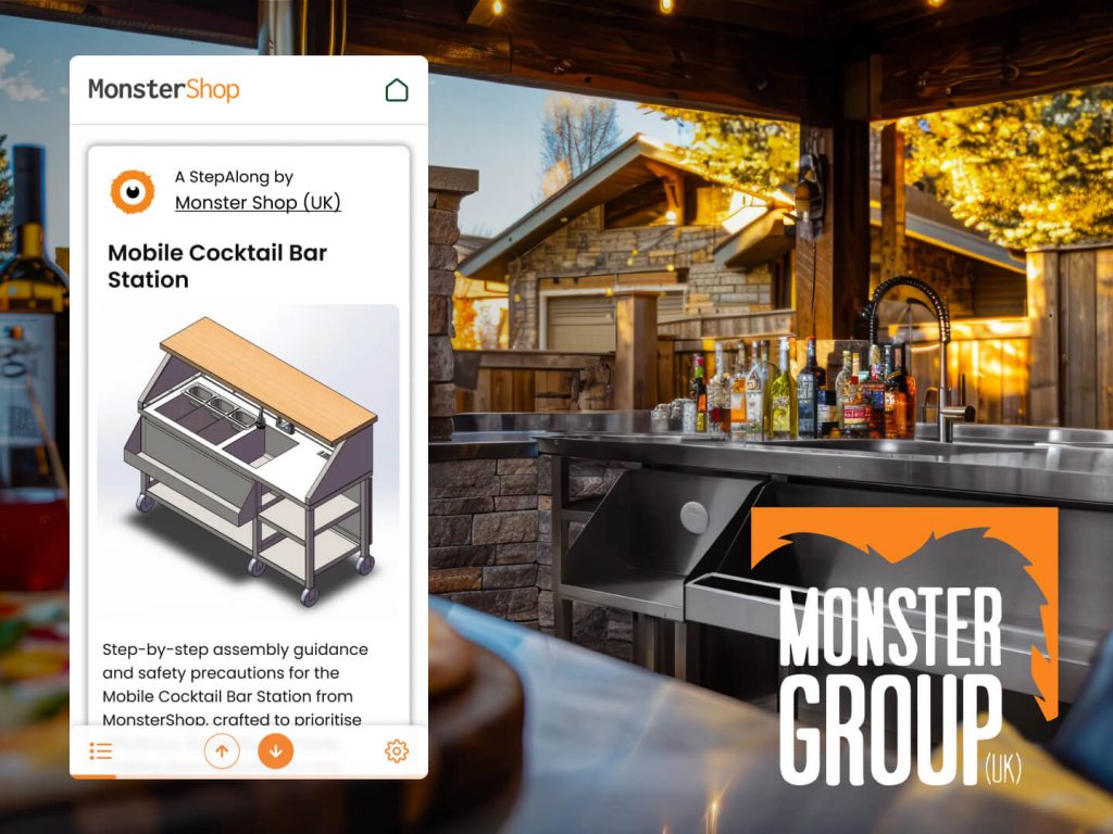 Instrucciones de MonsterShop Cocktail Bar Station en StepAlong.