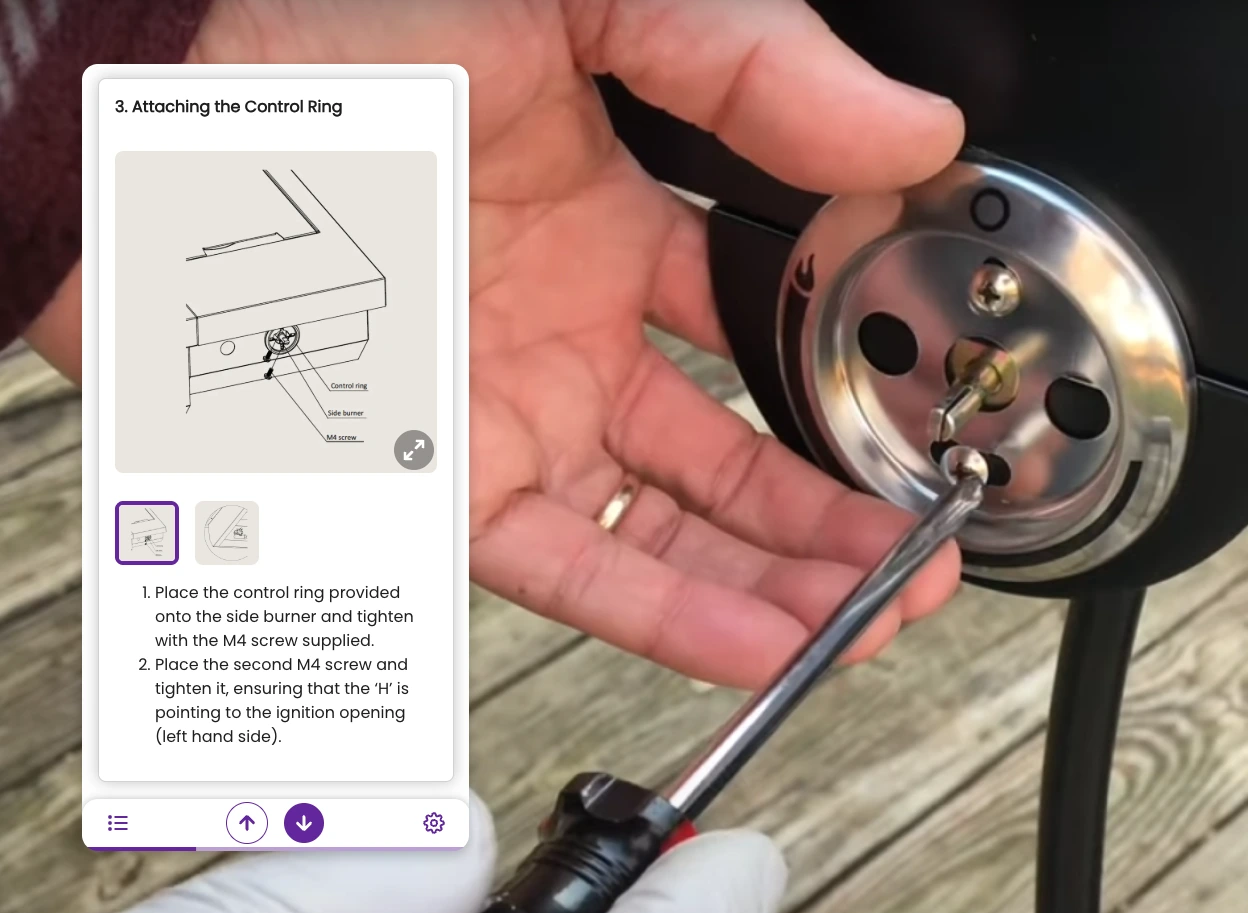 Mobile-friendly product instructions