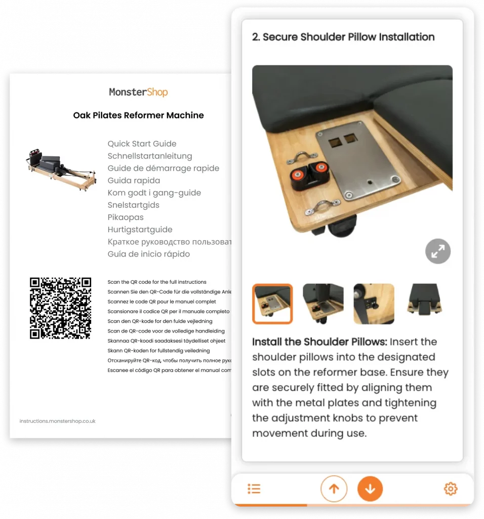 Pilates machine instructions